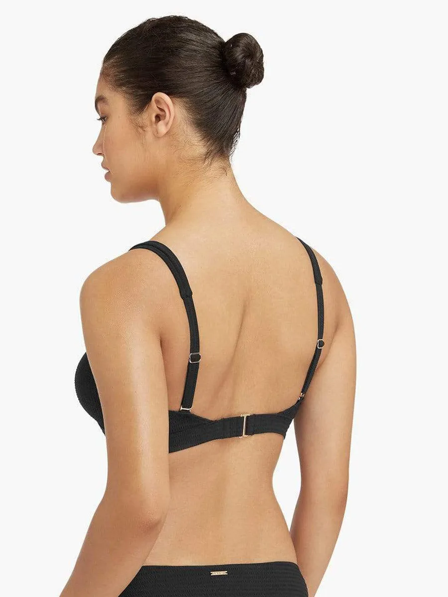 Messina Square Neck Bra In Storm Blue