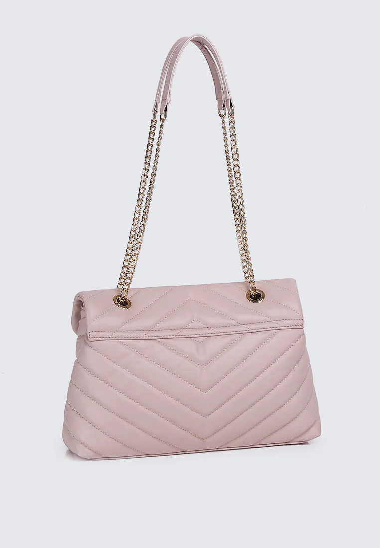 Miley Shoulder Chain Bag (Nude)