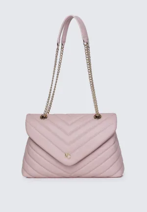 Miley Shoulder Chain Bag (Nude)