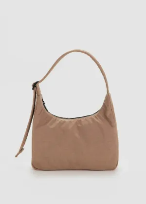 Mini Nylon Shoulder Bag - Cocoa