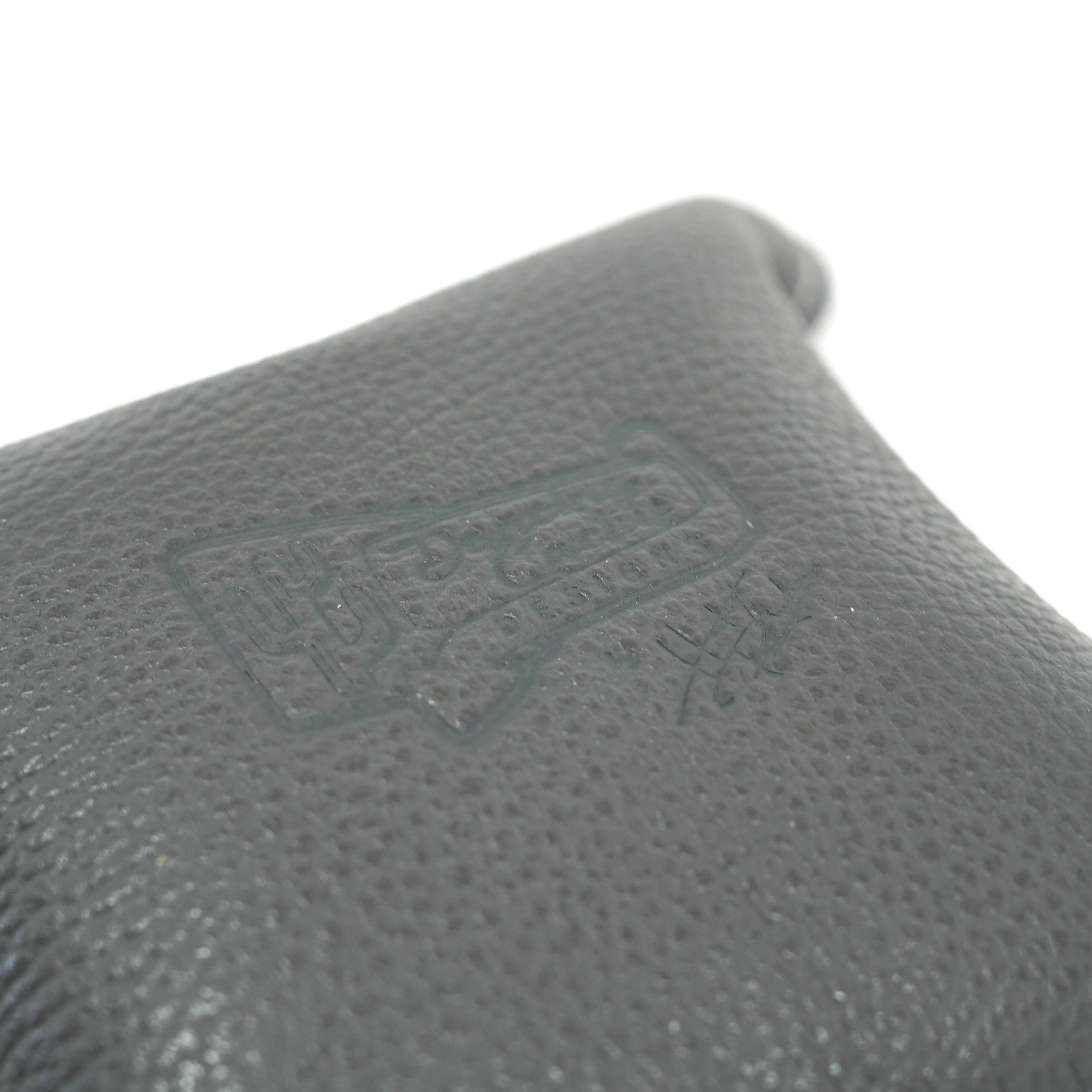 Mini Tray - Pebbled Lead Leather w/ Light Brindle