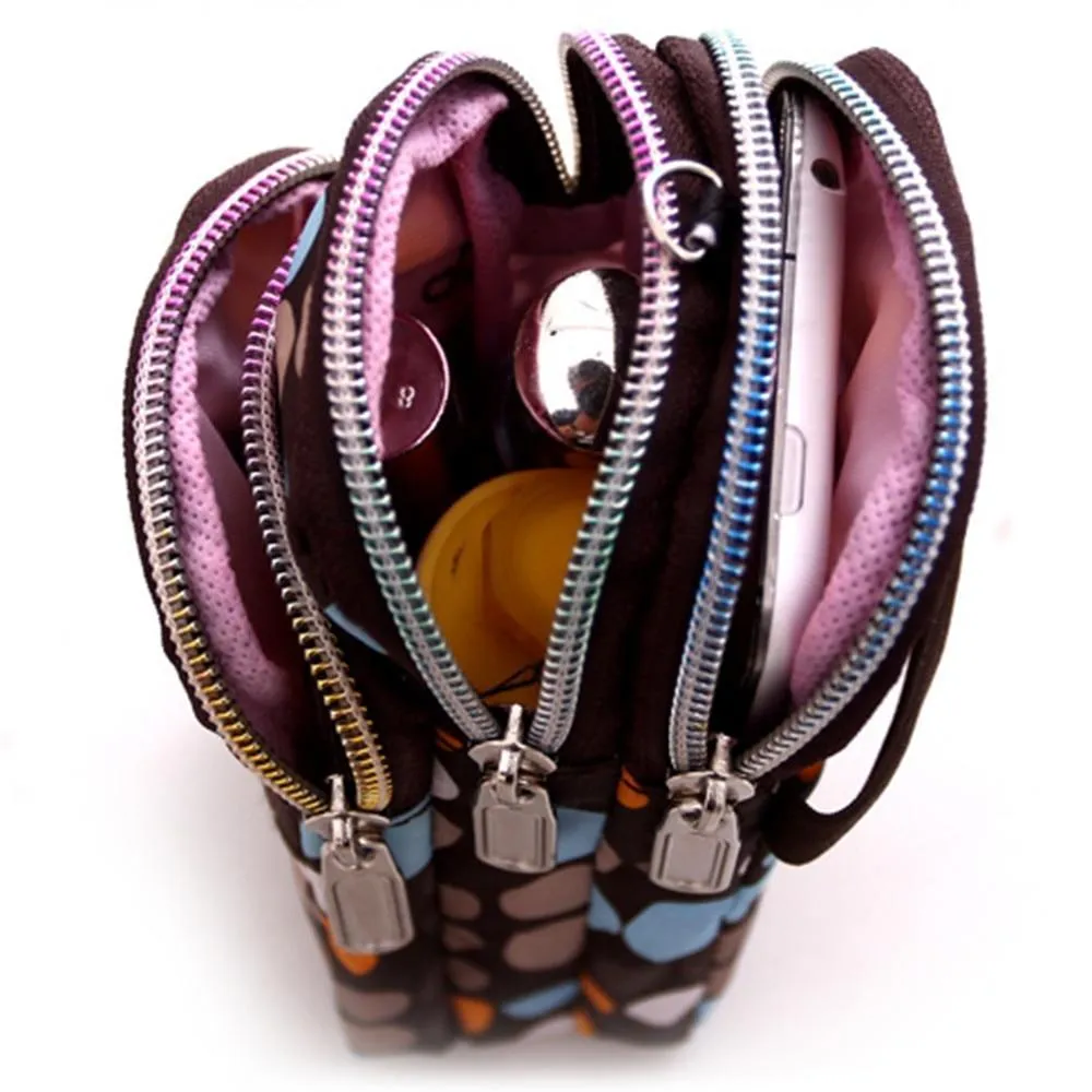 Mobile Phone, Coin and Card Holder Wristbag