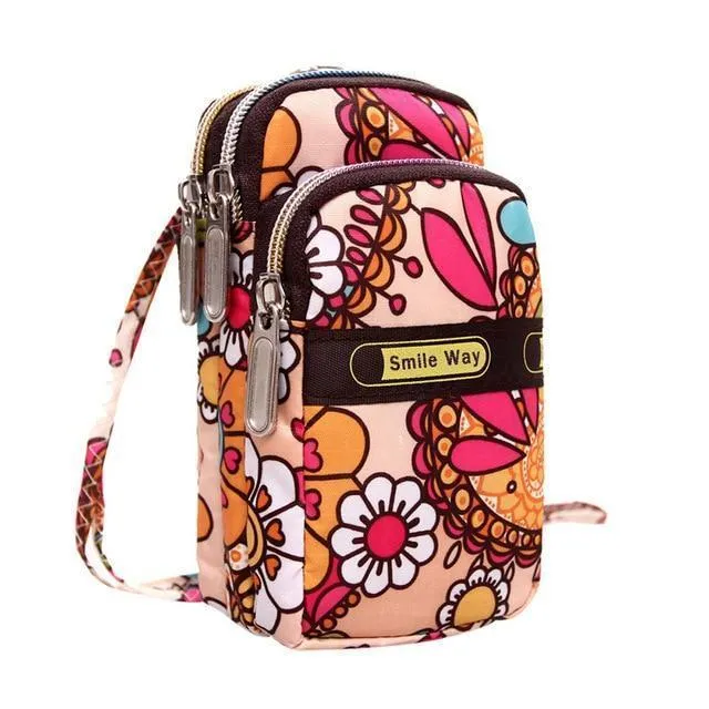 Mobile Phone, Coin and Card Holder Wristbag