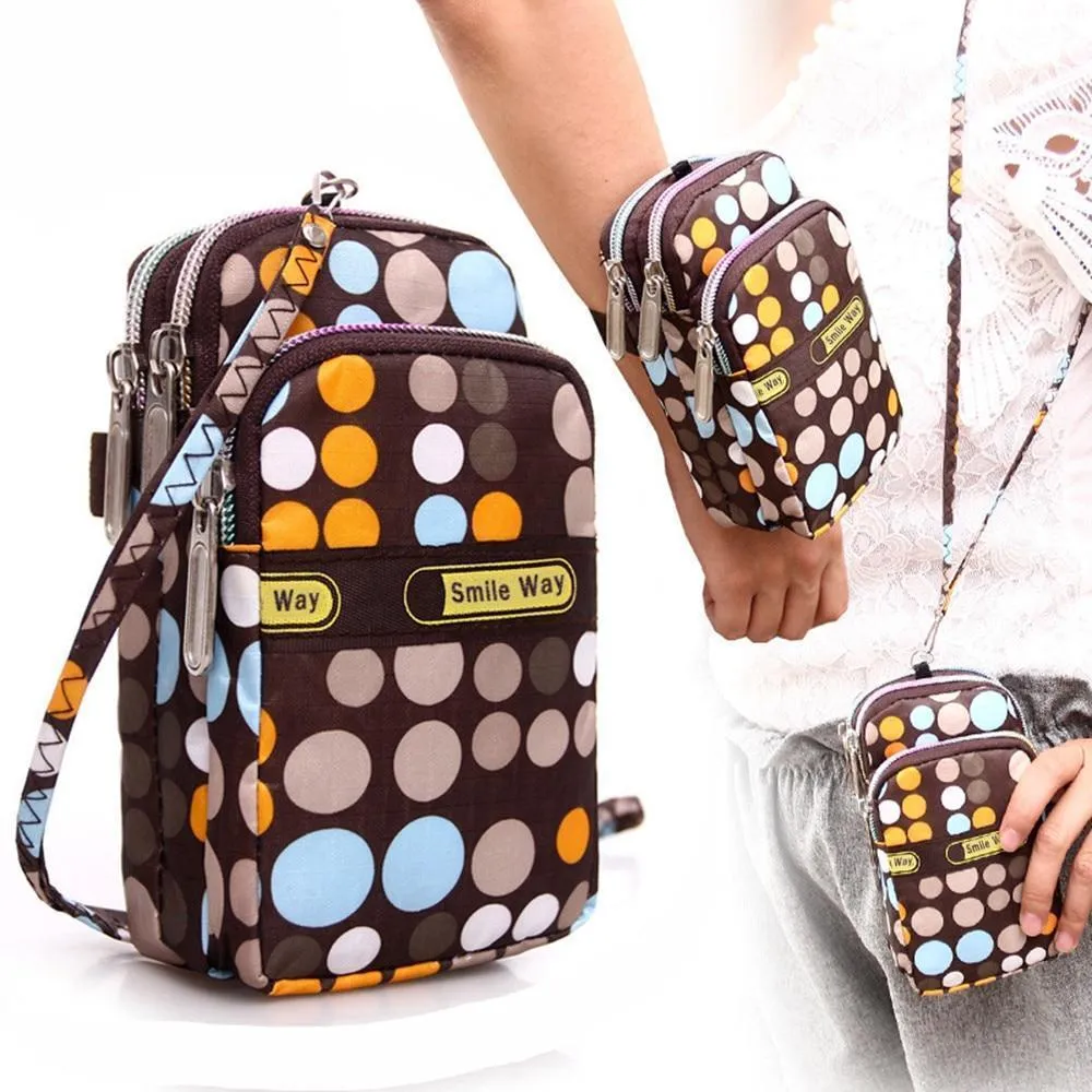 Mobile Phone, Coin and Card Holder Wristbag