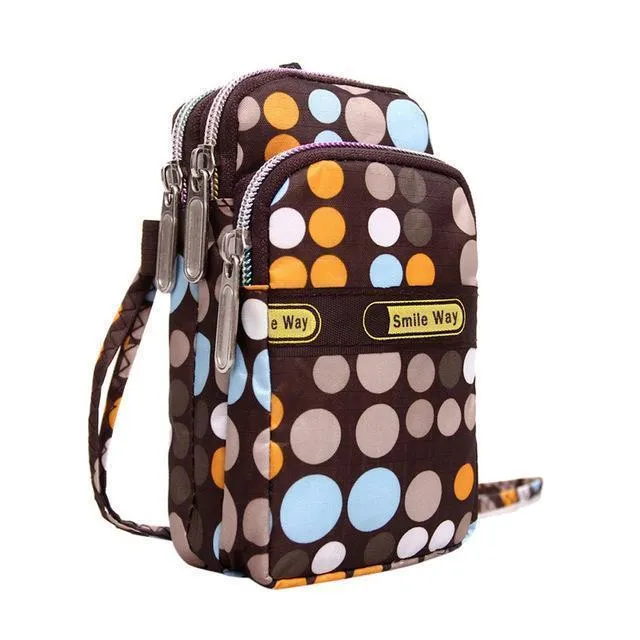 Mobile Phone, Coin and Card Holder Wristbag