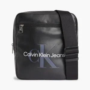Monogram Soft Reporter Bag - Black