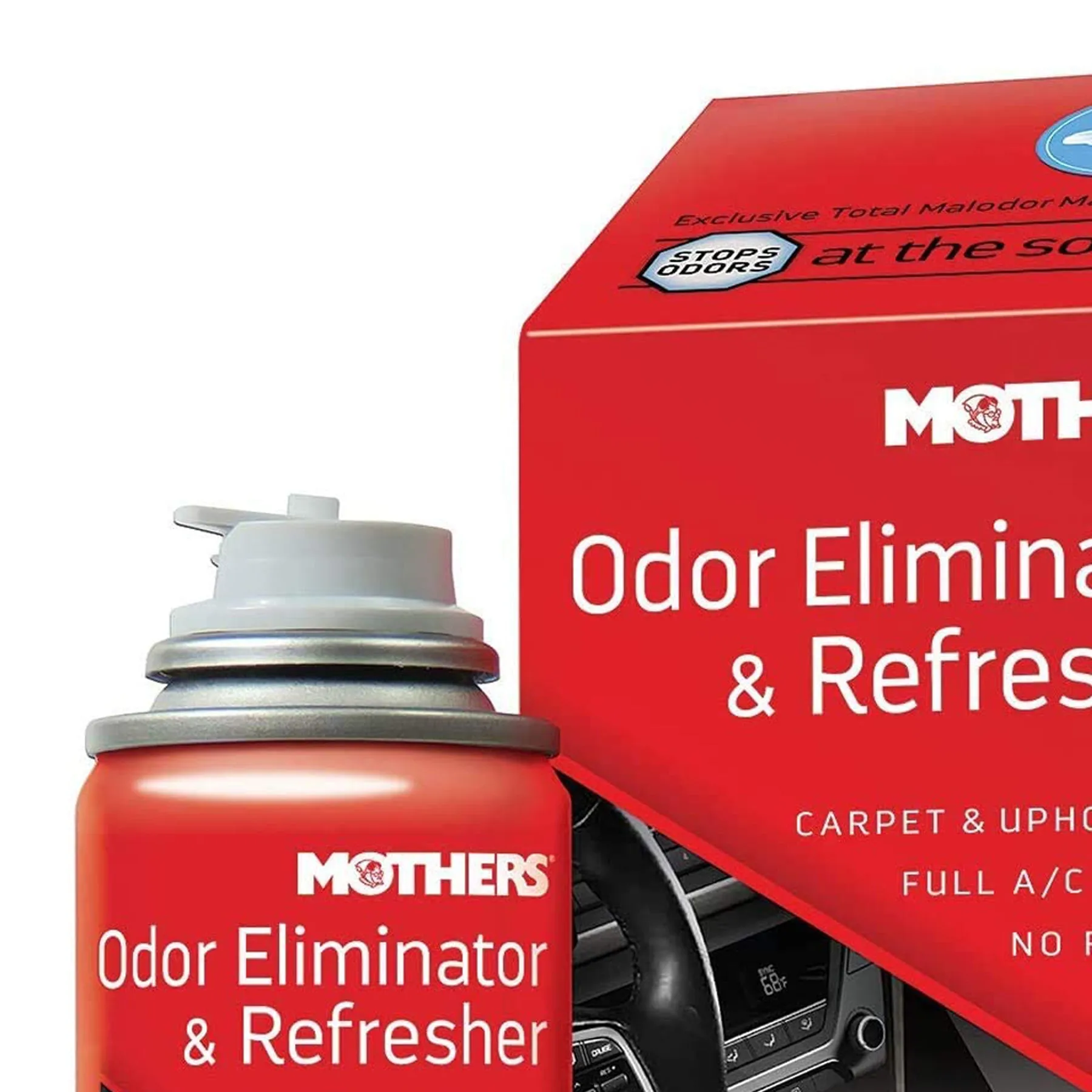 MOTHERS Odor Eliminator & Refresher - New Car Scent 2oz.
