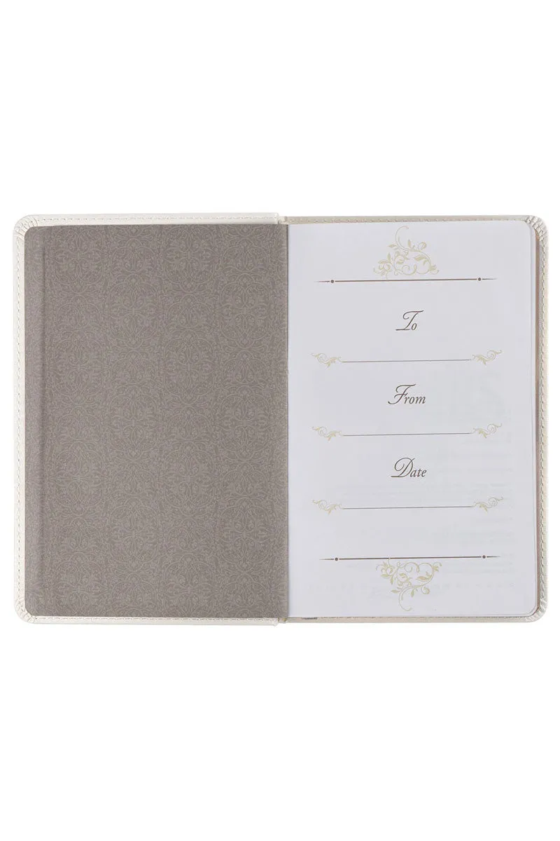 Mr. & Mrs. 366 Devotions for Couples White Faux Leather Devotional