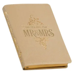 Mr. & Mrs. Gold Faux Leather Prayer Book