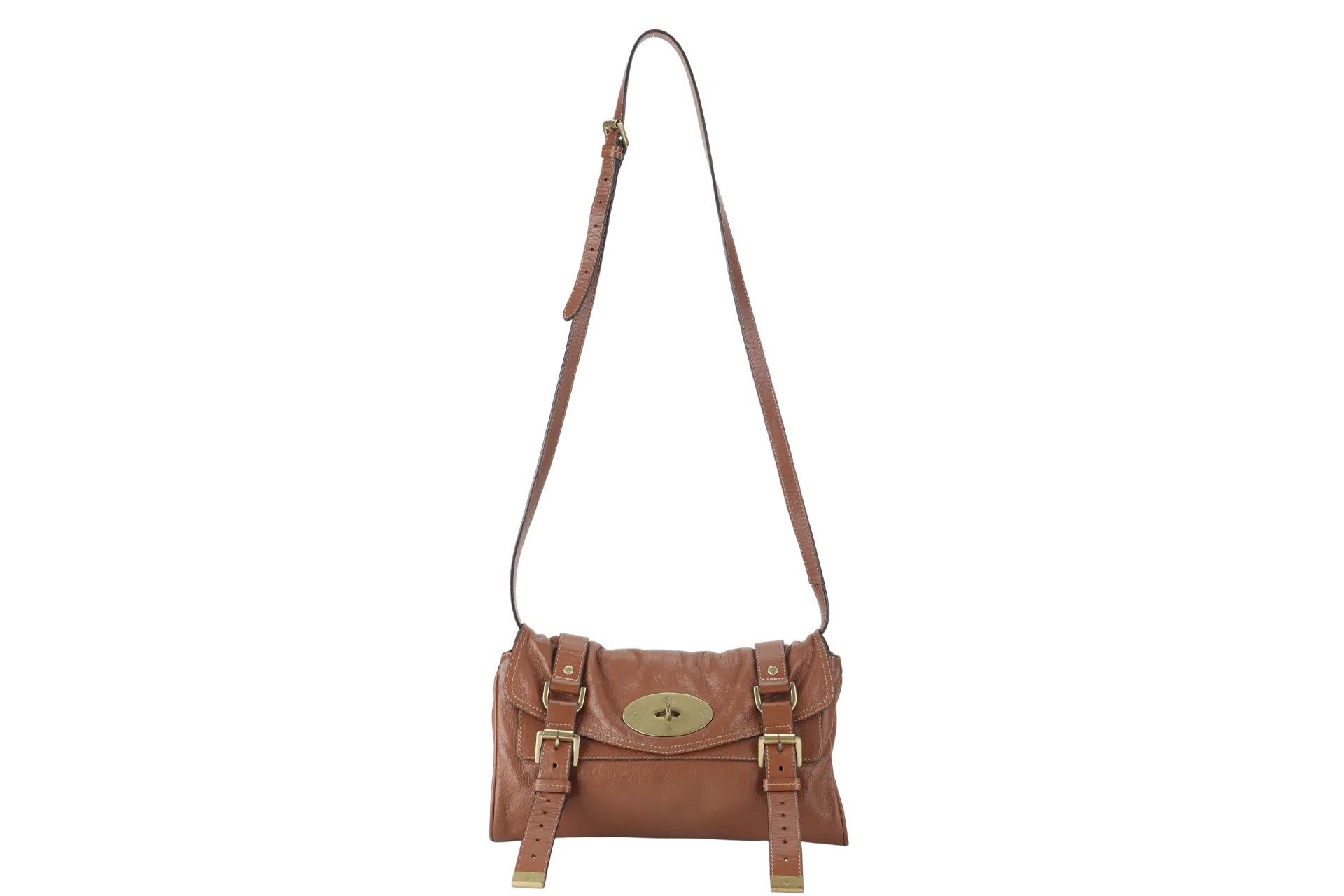 MULBERRY ALEXA CROSSBODY BAG BROWN 997568 WITH DUST COVER