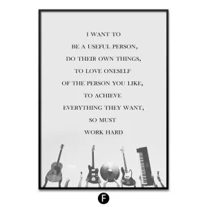 Music theme wall art prints No frame SJA