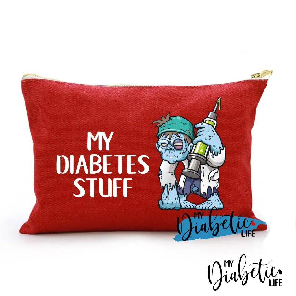 My diabetes Stuff - Zombie - Carry all storage bag