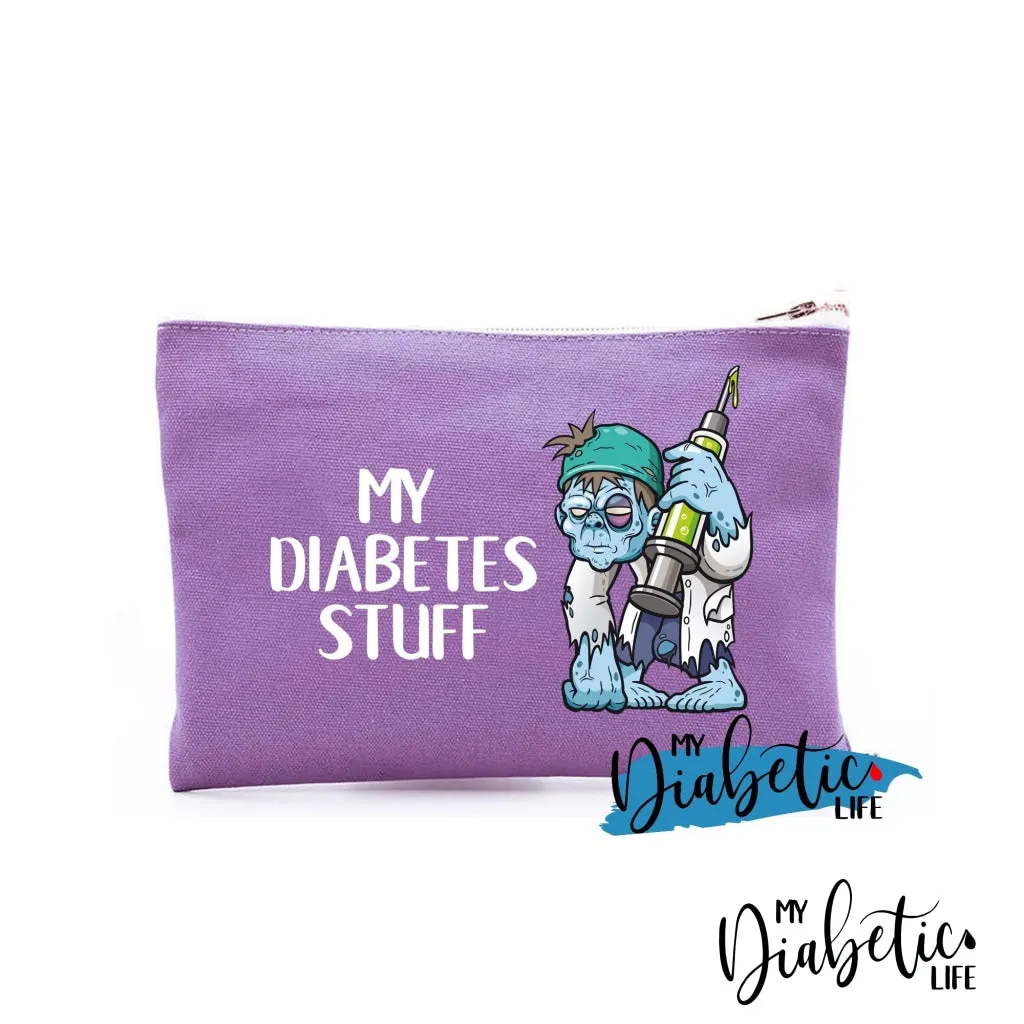 My diabetes Stuff - Zombie - Carry all storage bag