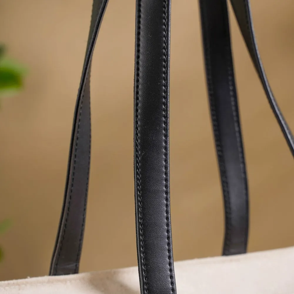 Nahua Canvas Magazine Tote Bag Small 12 x 10 Inch