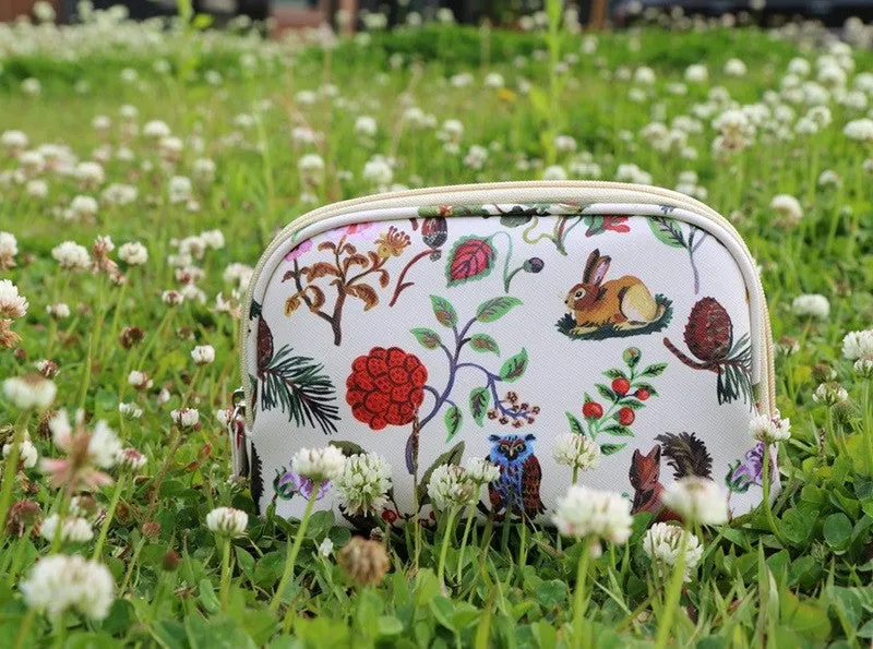 Nathalie Lete Cosmetic Pouch - Forest asdfsadasdsa