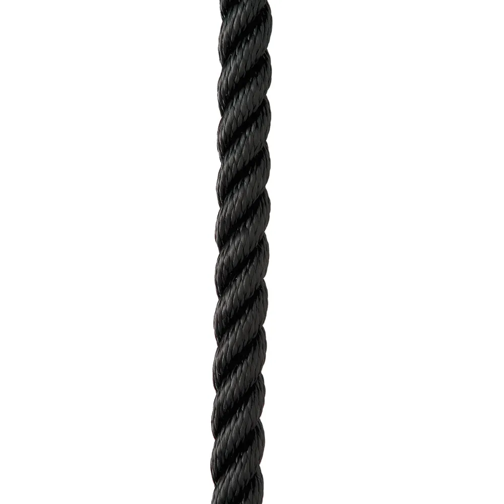 NEW ENGLAND ROPES 3/8" X 15' PREMIUM NYLON 3 STRAND DOCK LINE - MULTIPLE COLORS