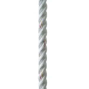 NEW ENGLAND ROPES 3/8" X 15' PREMIUM NYLON 3 STRAND DOCK LINE - MULTIPLE COLORS