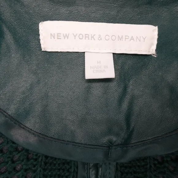 New York &amp; Company Leather Jacket