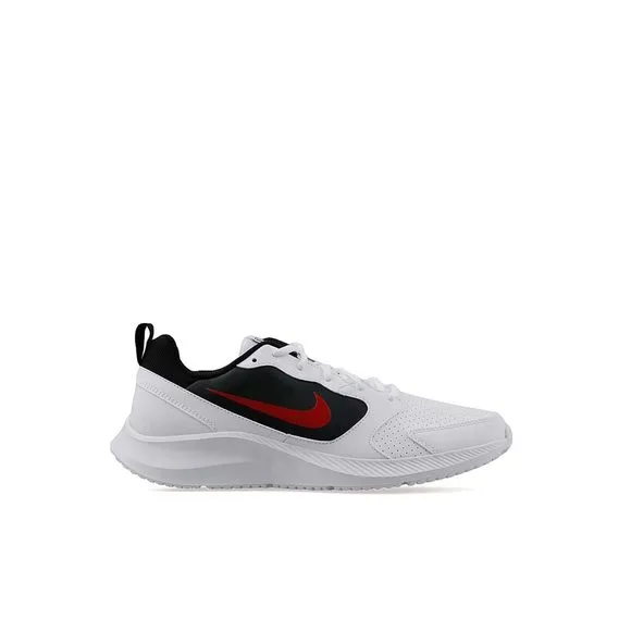 NIKE MEN'S TODOS RUNNING SHOE, WHITE/UNIV RED-BLACK, 10 REGULAR US