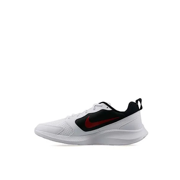 NIKE MEN'S TODOS RUNNING SHOE, WHITE/UNIV RED-BLACK, 10 REGULAR US