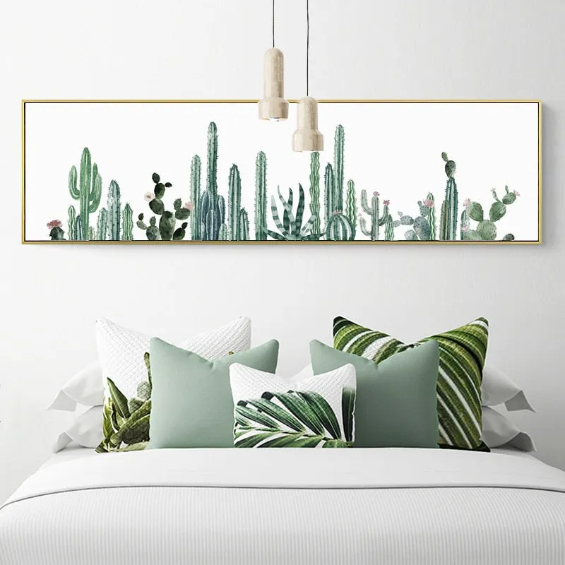 Nordic Cactus Flower Poster Plant