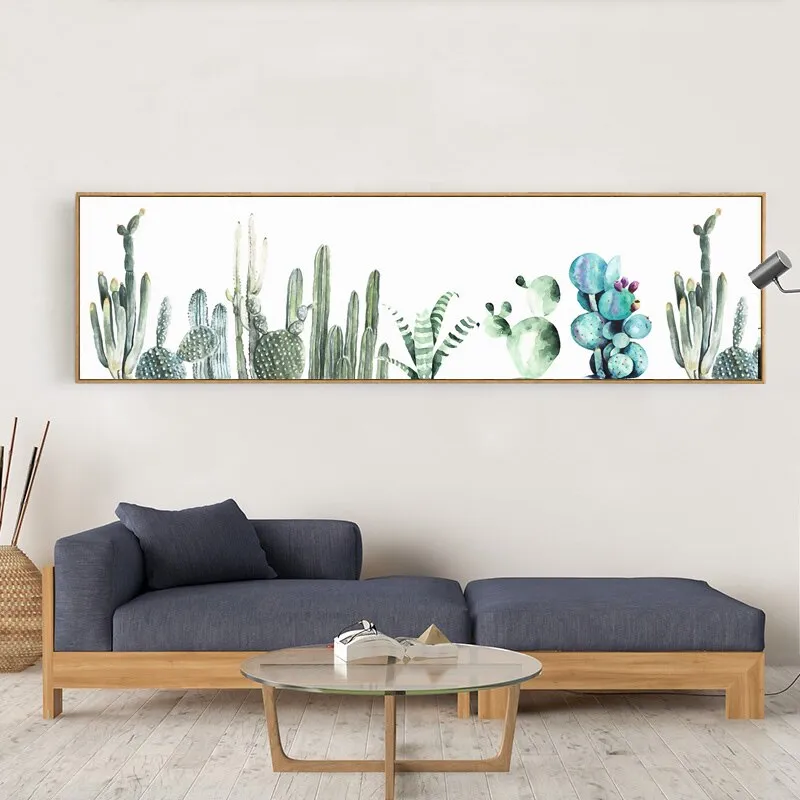 Nordic Cactus Flower Poster Plant
