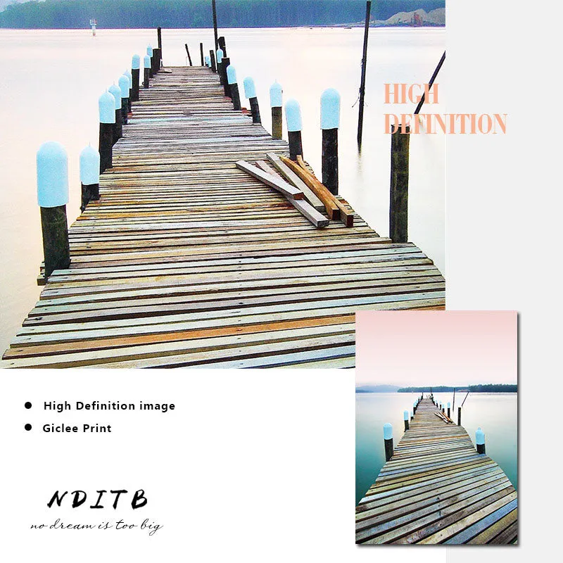 Nordic Ocean Bridge Pineapple Wall Art
