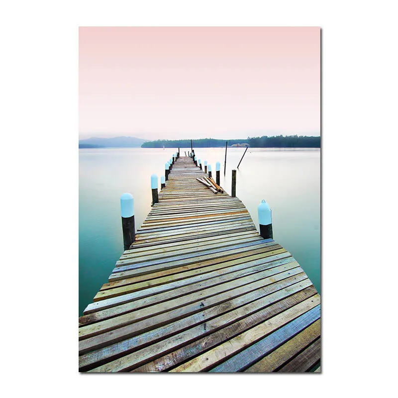 Nordic Ocean Bridge Pineapple Wall Art