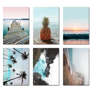 Nordic Ocean Bridge Pineapple Wall Art