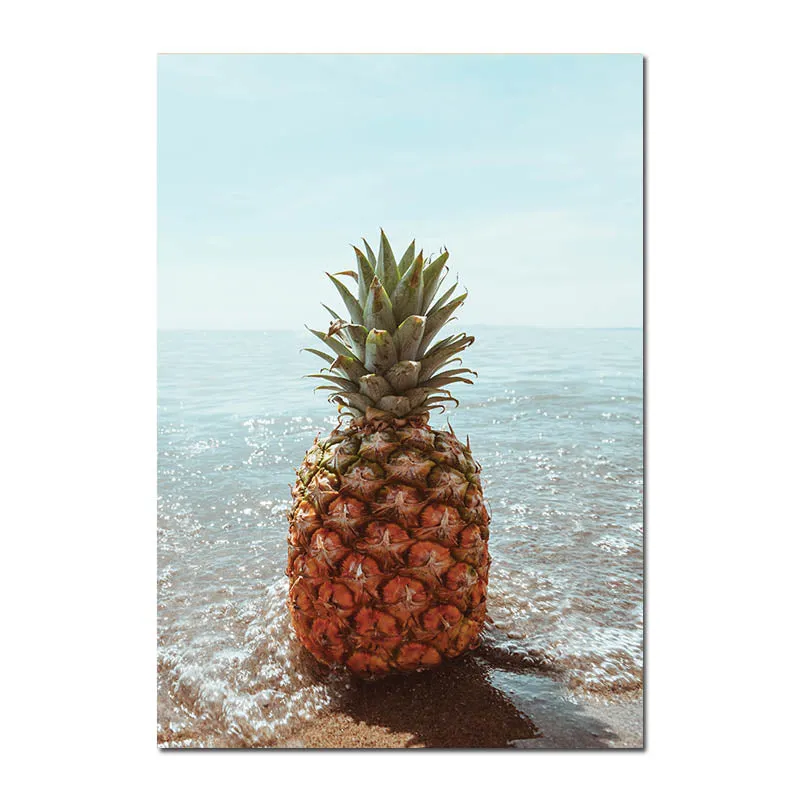 Nordic Ocean Bridge Pineapple Wall Art