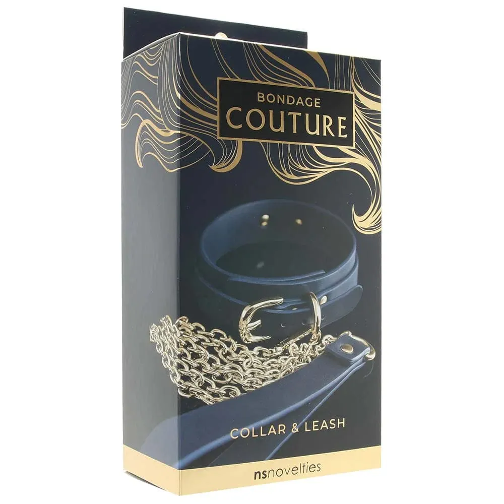 ns novelties Bondage Couture Collar & Leash