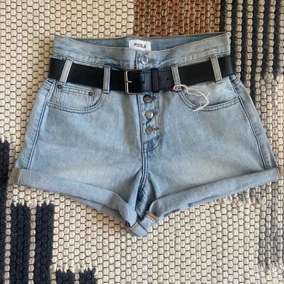 NWOT PISTOLA Mindy Belted Roller Short Size 26 NEW