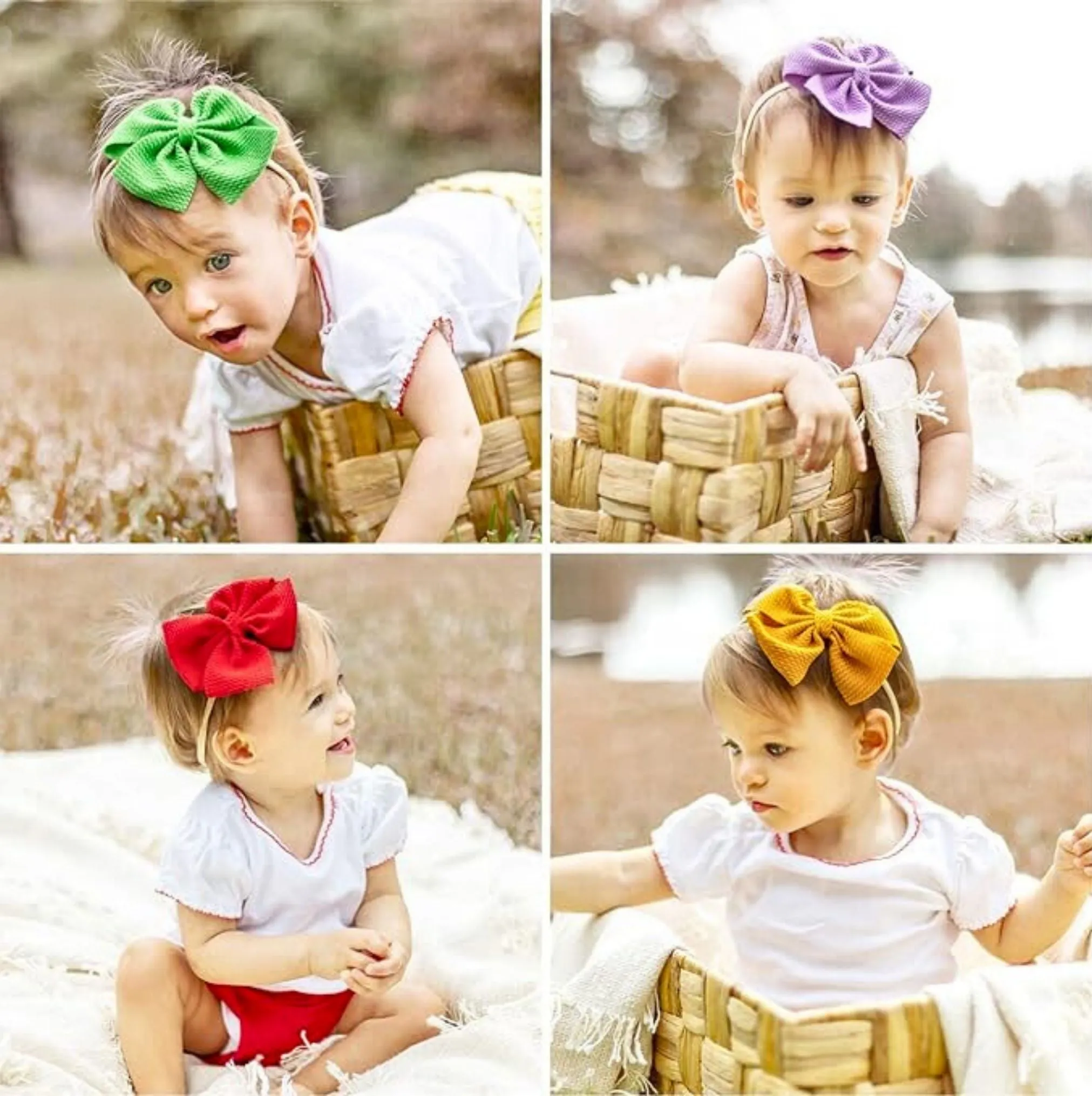 Olive Pinwheel Headband