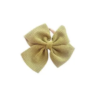 Olive Pinwheel Headband