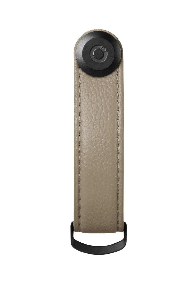 Orbitkey Pebbled Leather Key Organiser Ecru