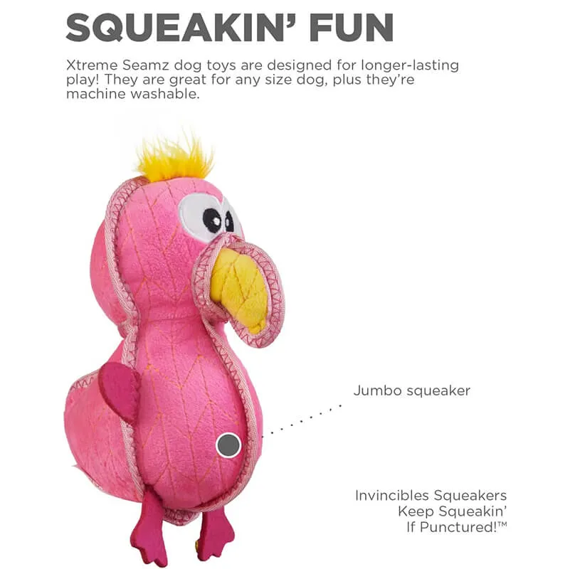 Outward Hound Xtreme Seamz Flamingo