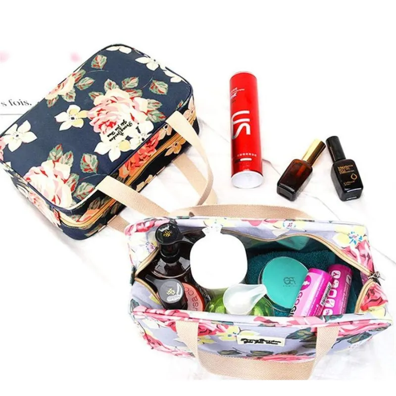 Oxford Rose Cosmetics Travel Bag
