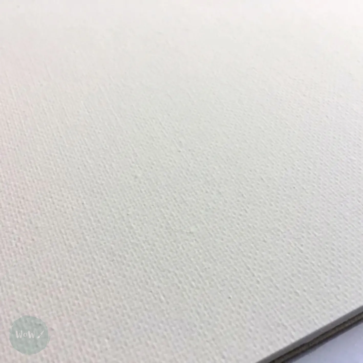 Pad - Oil Painting - WHITE PRIMED COTTON CANVAS - 10 sheets 280gsm White Primed Cotton Canvas - A3
