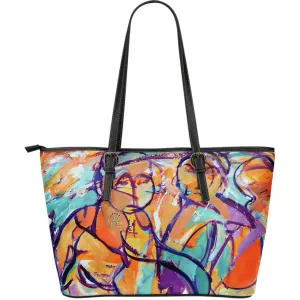 Painted girls Large Tote Bag