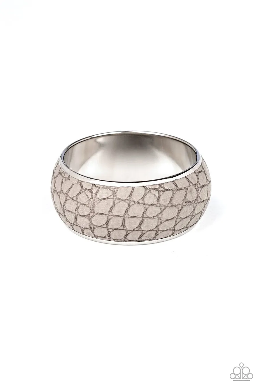 Paparazzi Urban Jungle - Silver Bangle Bracelet