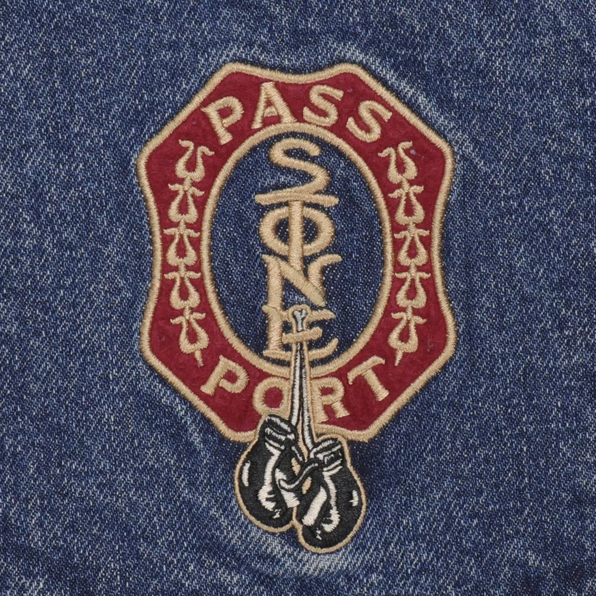Passport Stone Workers Club Jean Short Washed Dark Indigo