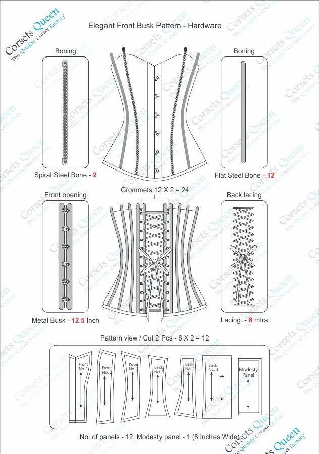 Penny Brocade Overbust Corset