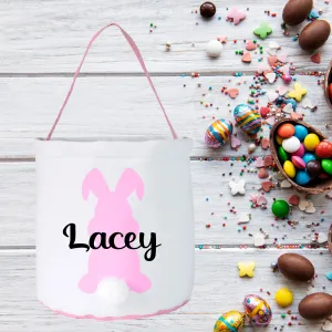 Personalised Easter Egg Hunt Bunny Basket