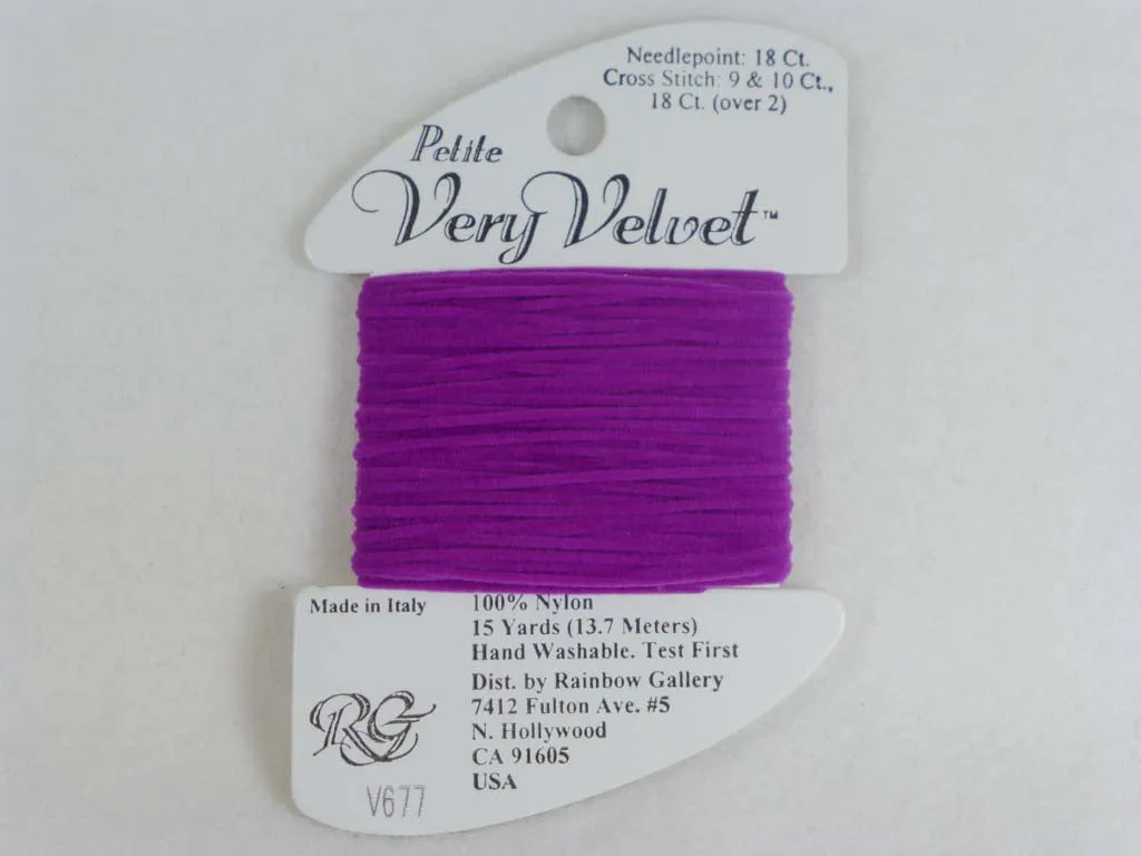 Petite Very Velvet V677 Dark Fuchsia