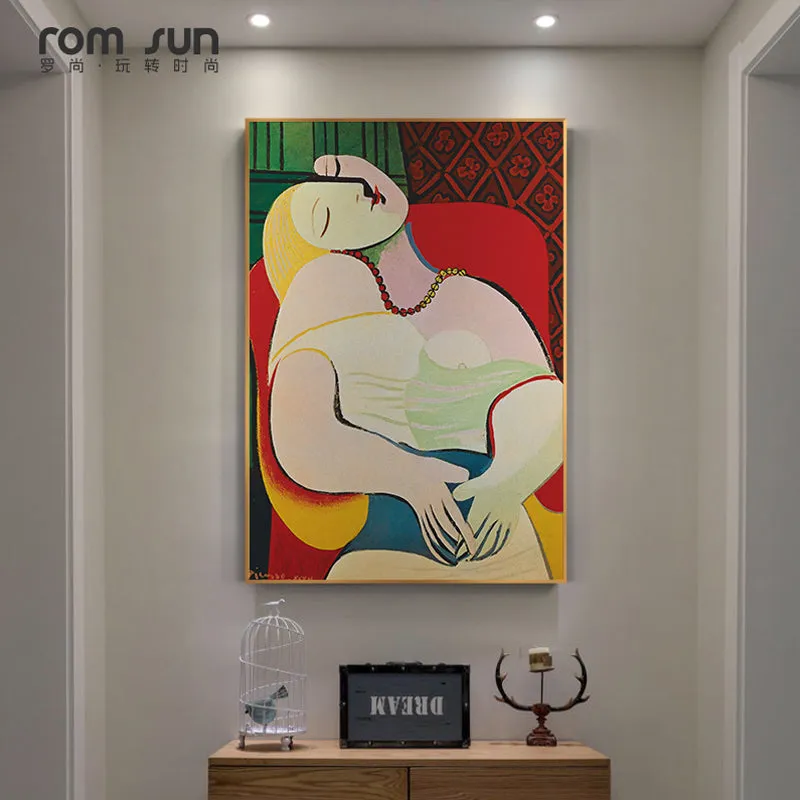 Picasso Dreaming Woman Wall Art
