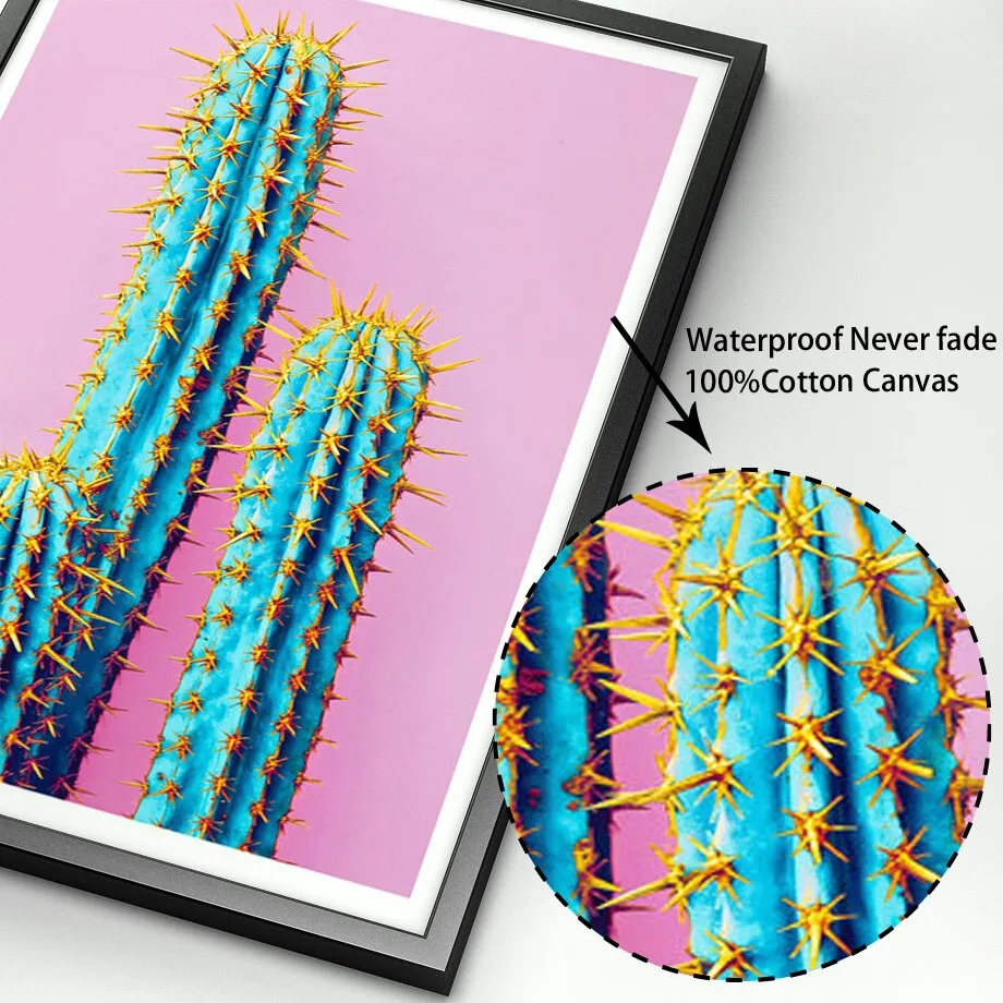 Pineapple Cactus Succulent Plants Wall Art