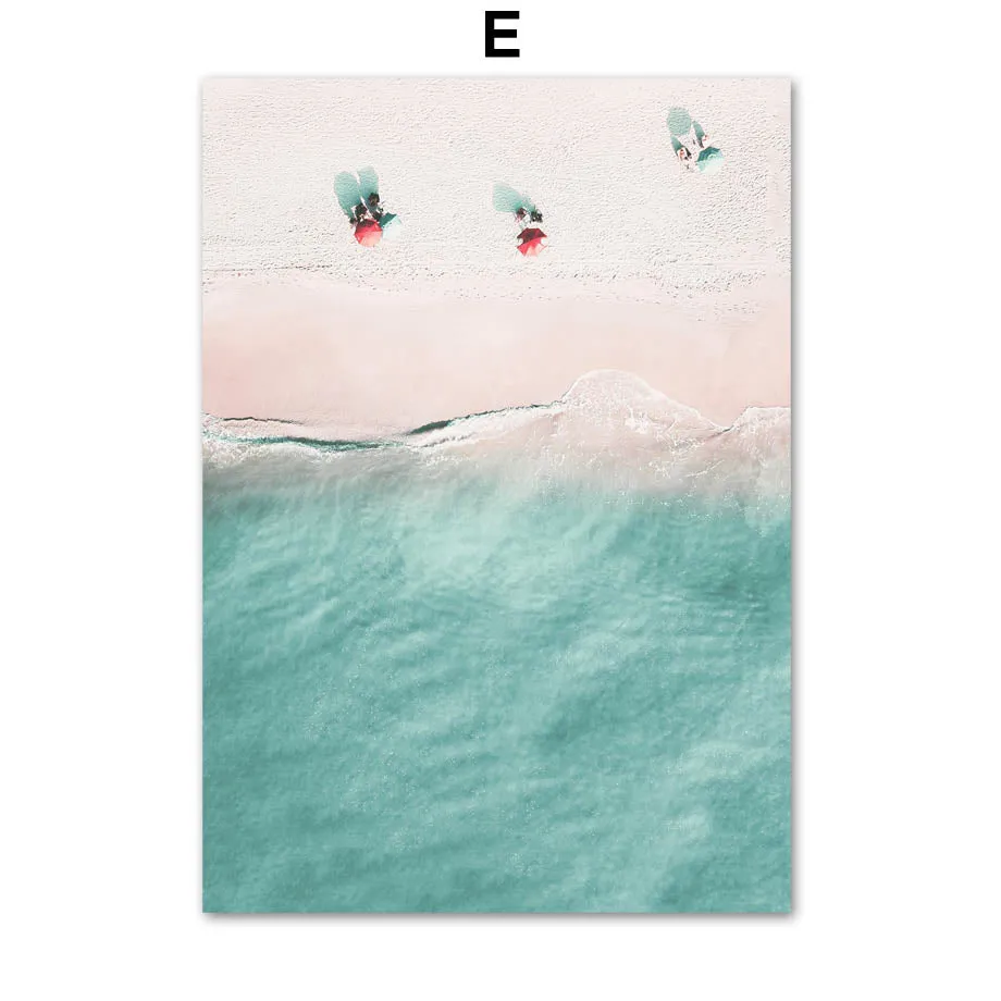 Pink Bus Cactus Pineapple Blue Sea Beach