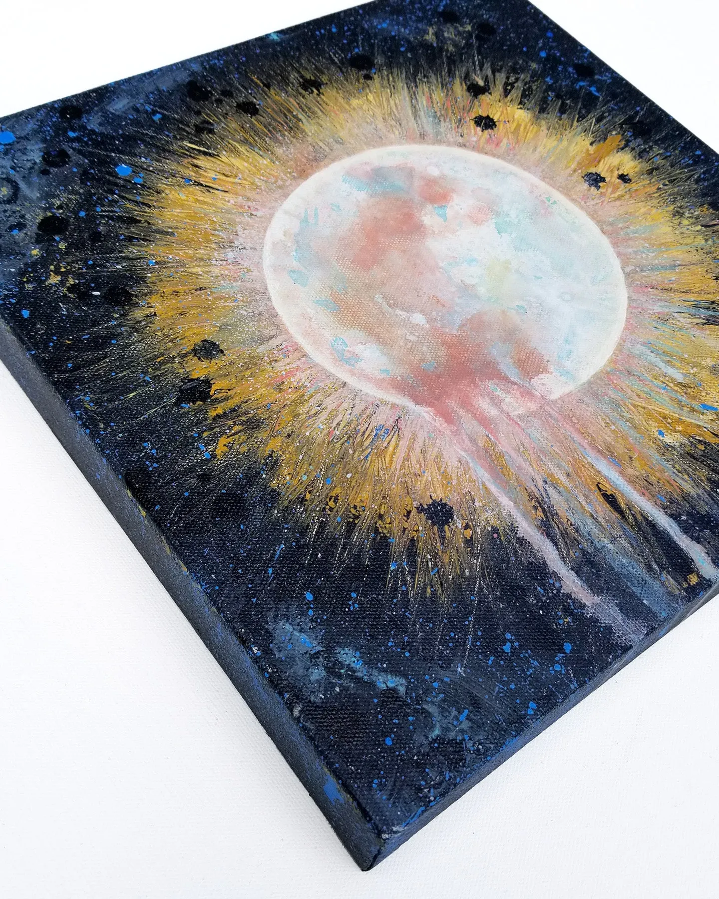 Pink Moon Original Canvas