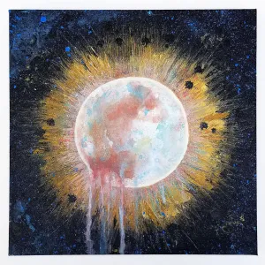 Pink Moon Original Canvas