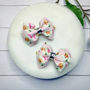 Pink Santa Twist Piggies